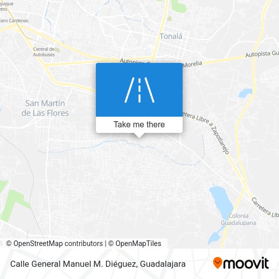 Calle General Manuel M. Diéguez map