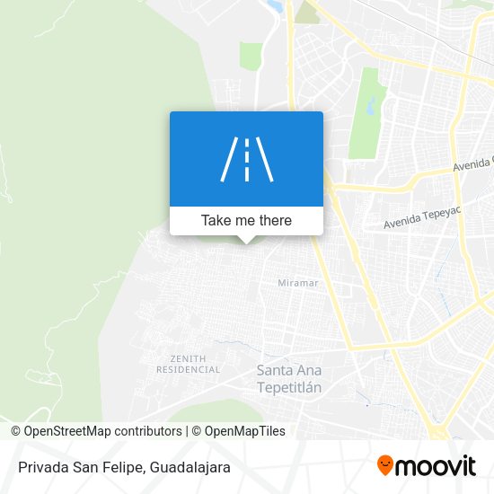 Mapa de Privada San Felipe