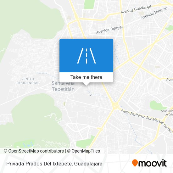 Privada Prados Del Ixtepete map