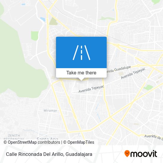 Calle Rinconada Del Arillo map