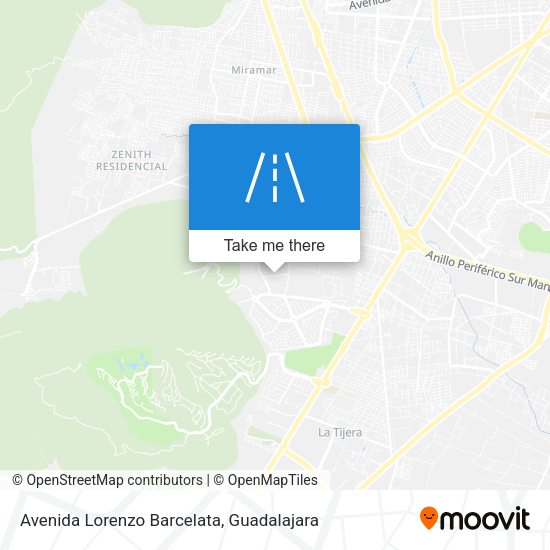 Mapa de Avenida Lorenzo Barcelata