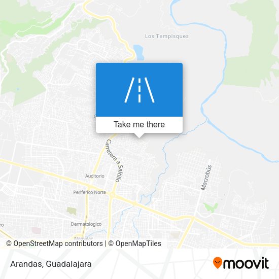 Mapa de Arandas