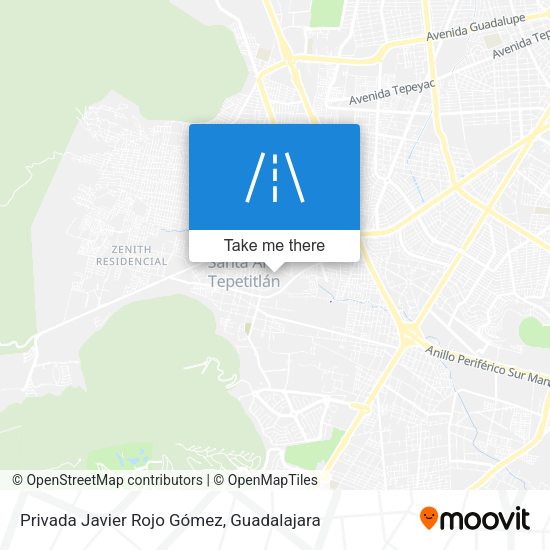 Privada Javier Rojo Gómez map