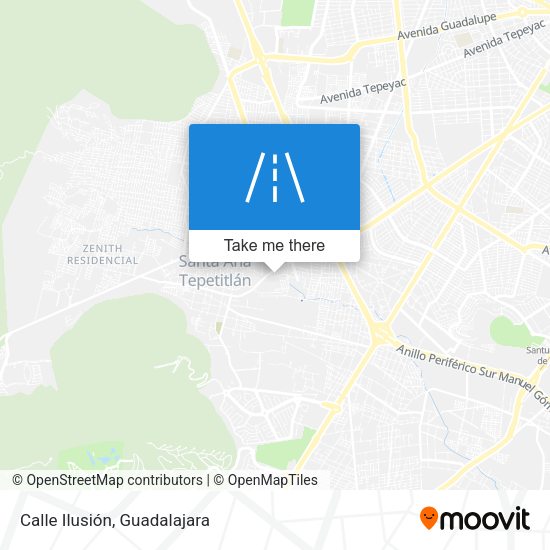 Mapa de Calle Ilusión