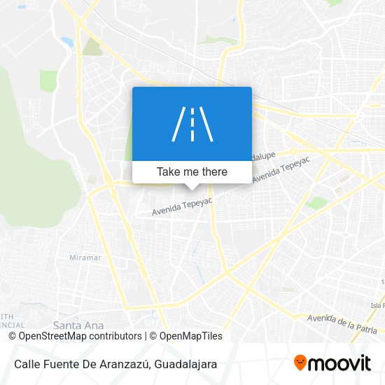 Calle Fuente De Aranzazú map