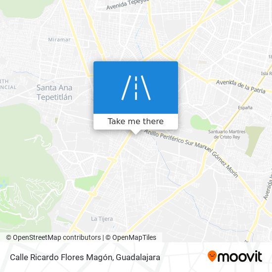 Mapa de Calle Ricardo Flores Magón