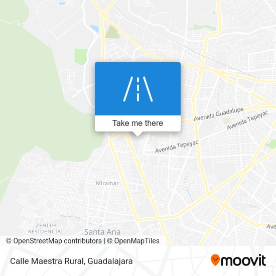 Calle Maestra Rural map