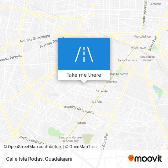 Calle Isla Rodas map