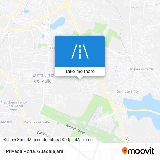 Mapa de Privada Perla