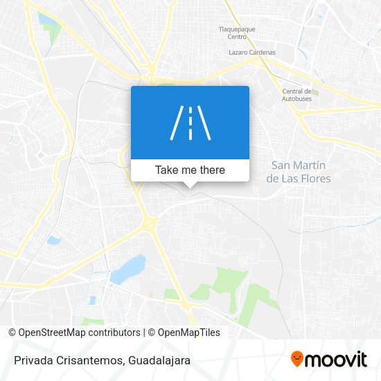 Mapa de Privada Crisantemos