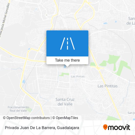 Privada Juan De La Barrera map