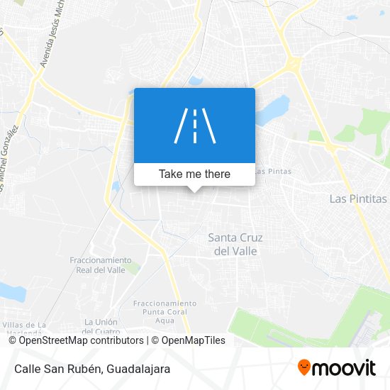 Mapa de Calle San Rubén