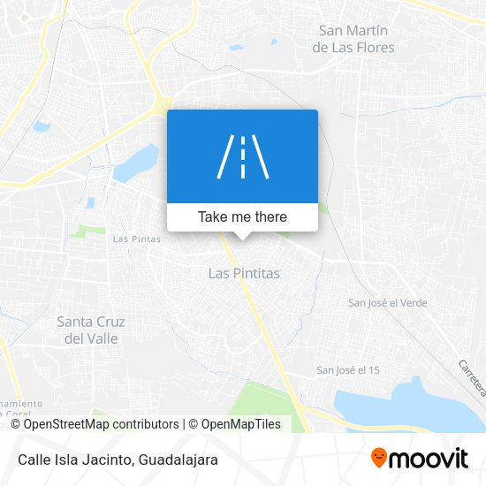 Calle Isla Jacinto map