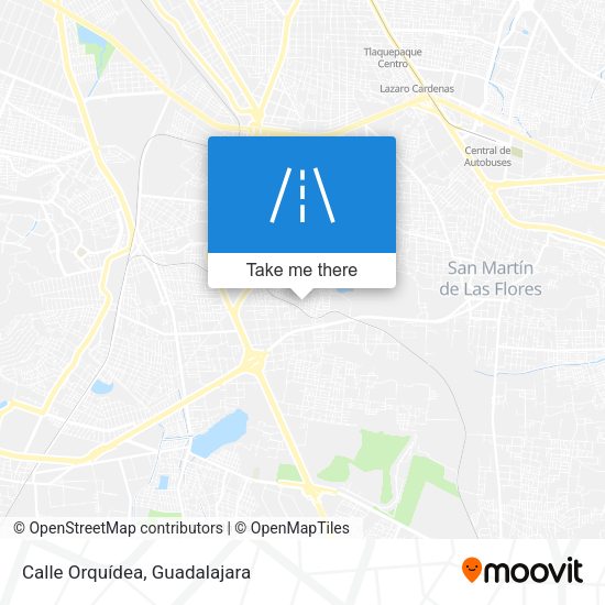 Calle Orquídea map