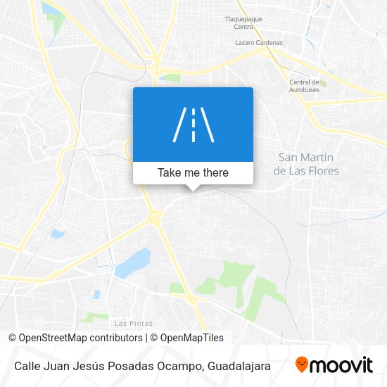 Calle Juan Jesús Posadas Ocampo map