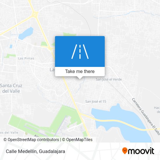 Calle Medellín map