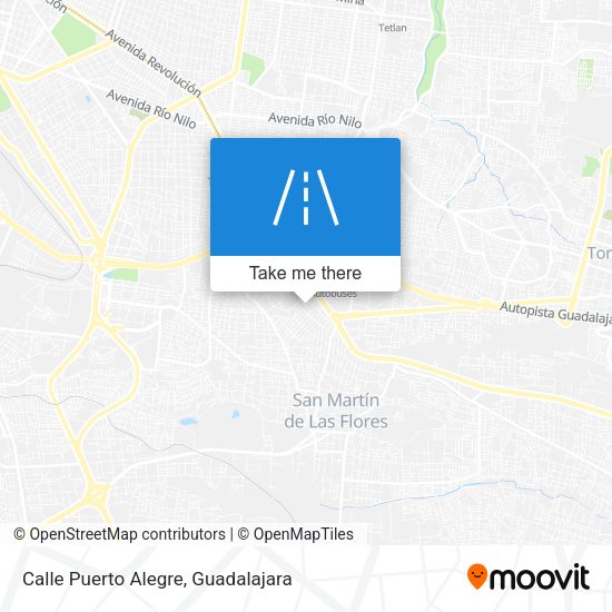Calle Puerto Alegre map