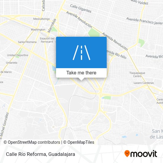 Calle Río Reforma map