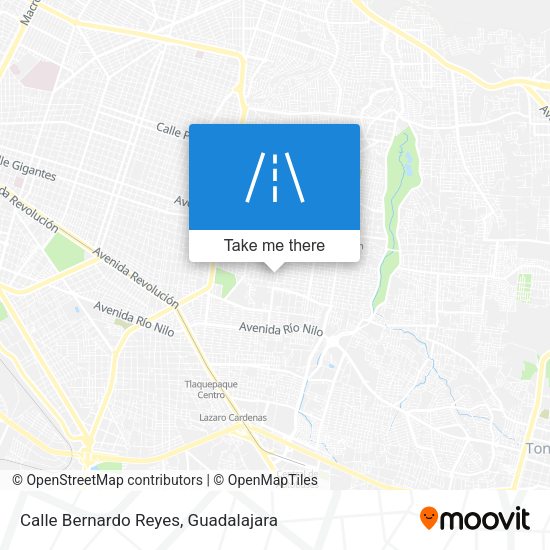 Calle Bernardo Reyes map