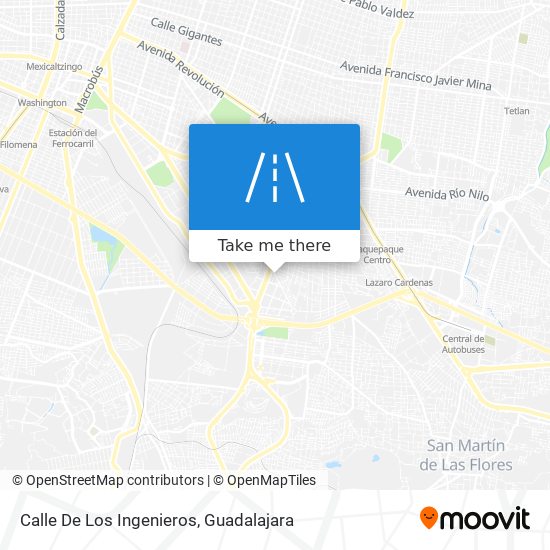 Mapa de Calle De Los Ingenieros