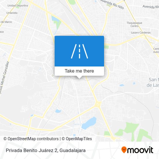 Privada Benito Juárez 2 map