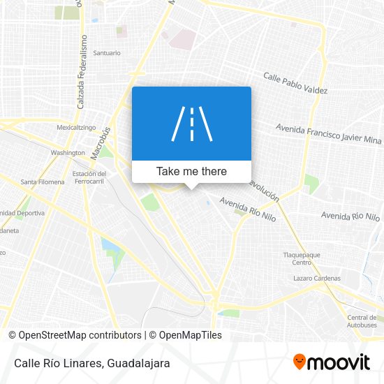 Mapa de Calle Río Linares