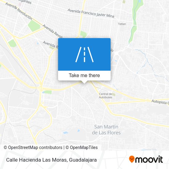 Mapa de Calle Hacienda Las Moras