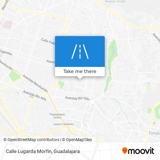 Calle Lugarda Morfín map