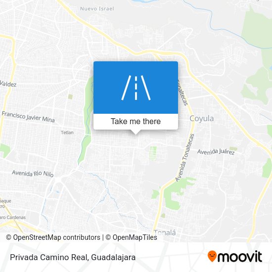 Mapa de Privada Camino Real