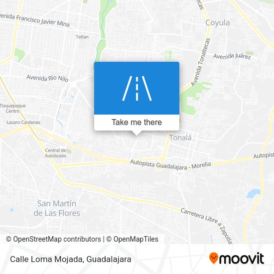 Mapa de Calle Loma Mojada