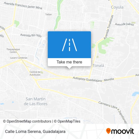 Mapa de Calle Loma Serena