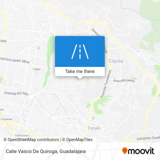 Calle Vasco De Quiroga map