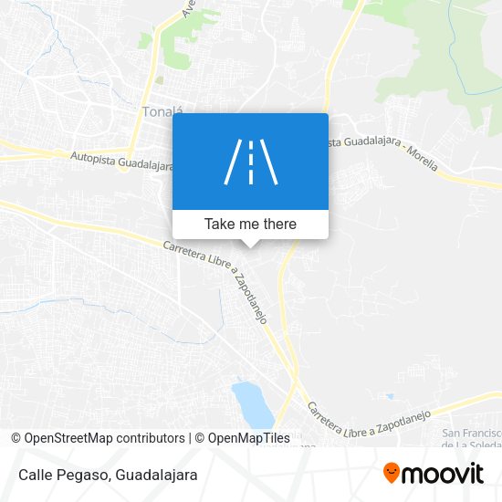 Mapa de Calle Pegaso