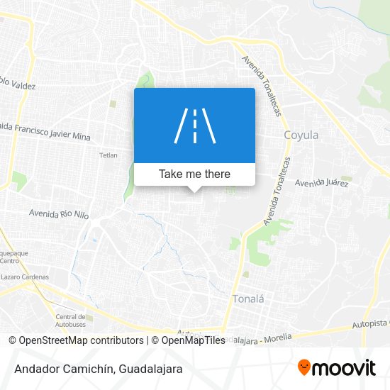 Mapa de Andador Camichín