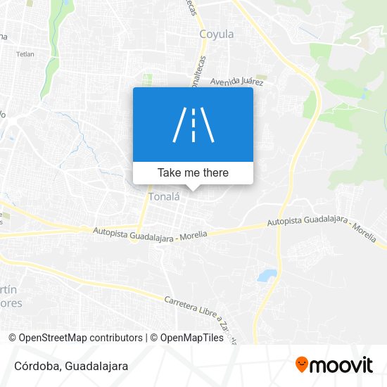 Mapa de Córdoba