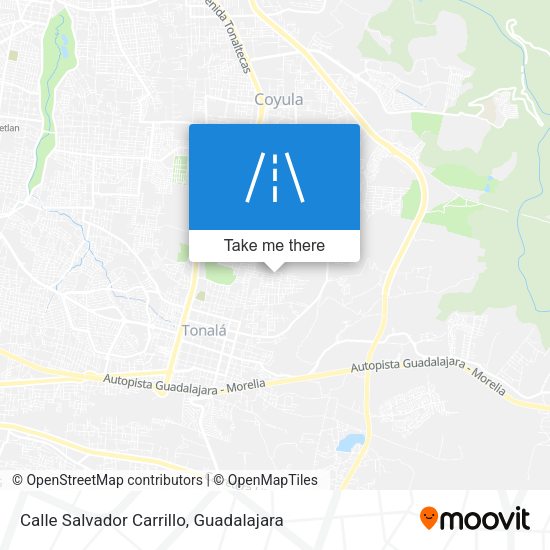 Mapa de Calle Salvador Carrillo