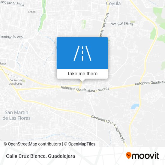 Calle Cruz Blanca map