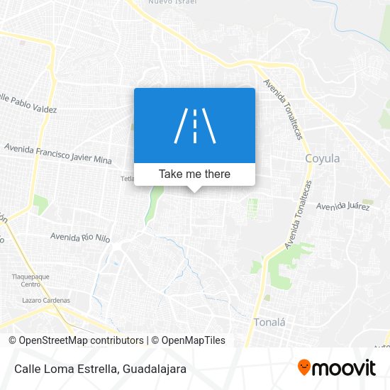 Calle Loma Estrella map