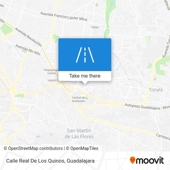 Mapa de Calle Real De Los Quinos
