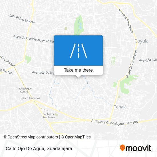 Calle Ojo De Agua map