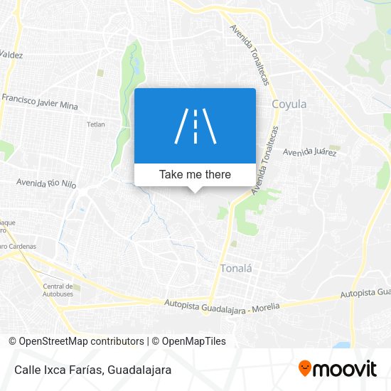 Mapa de Calle Ixca Farías