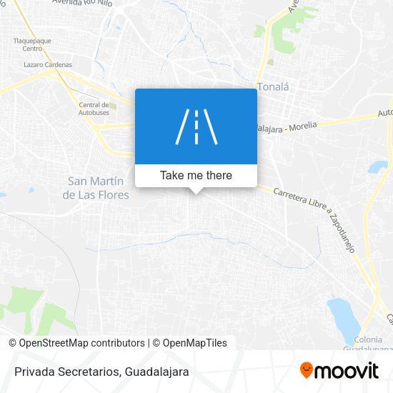 Mapa de Privada Secretarios