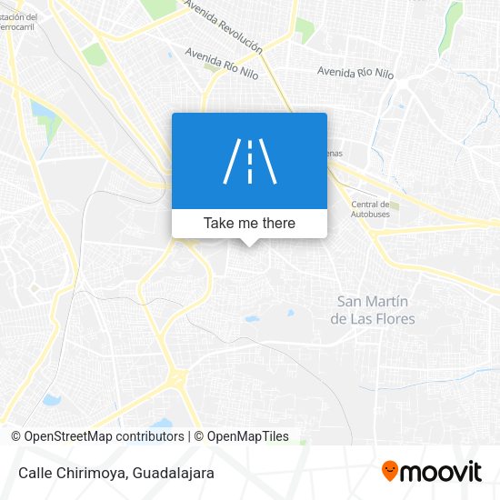 Mapa de Calle Chirimoya