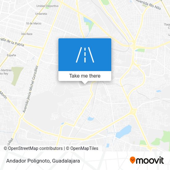 Mapa de Andador Polignoto