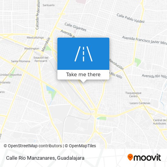 Mapa de Calle Río Manzanares