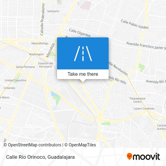 Calle Río Orinoco map