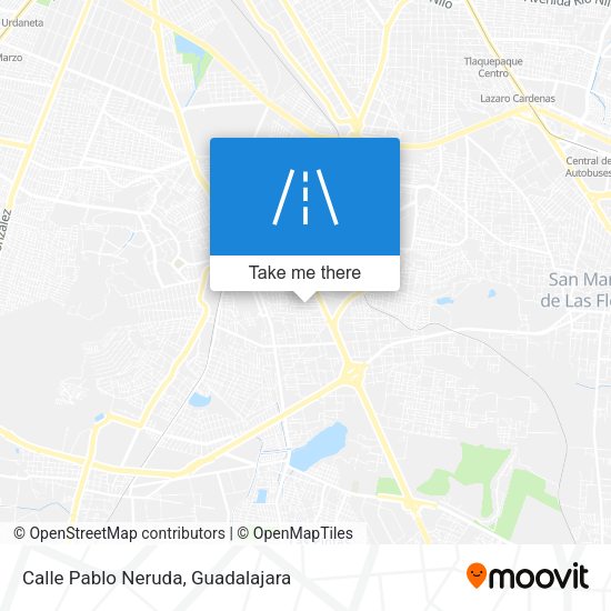 Mapa de Calle Pablo Neruda