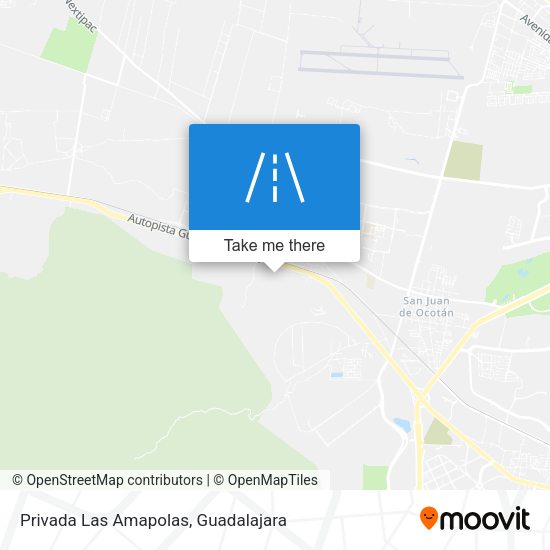 Privada Las Amapolas map