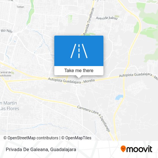 Mapa de Privada De Galeana