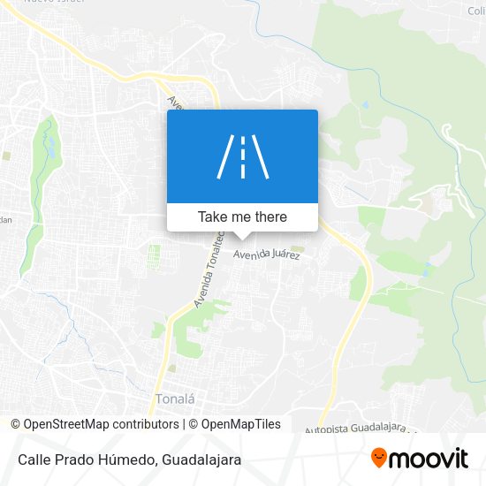 Mapa de Calle Prado Húmedo